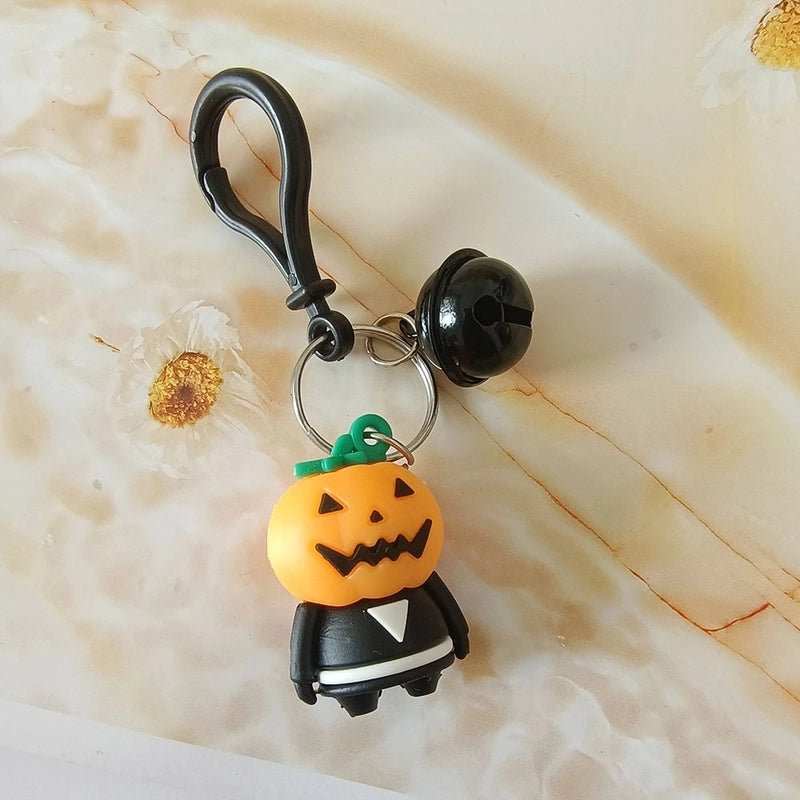 Cartoon Style Cool Style Pumpkin Bat Ghost Silica Gel Halloween Women’s Bag Pendant Keychain
