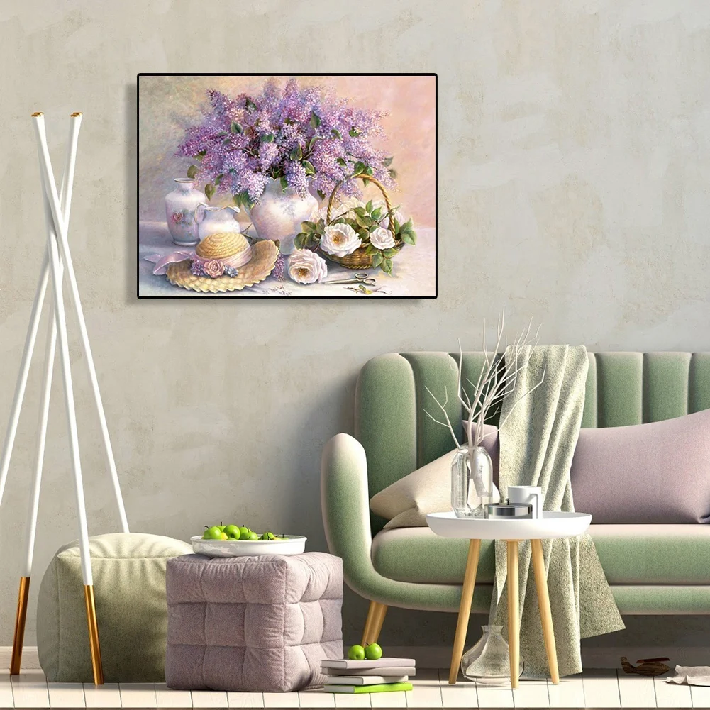 Diamond Painting - Full Round Drill - Flower