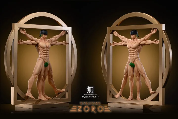 PRE-ORDER Anonymous Studio - One Piece Vitruviano Zoro Statue(GK
