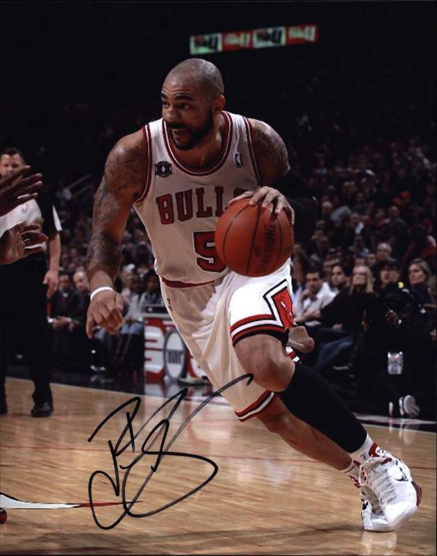 Carlos Boozer signed NBA basketball 8x10 Photo Poster painting W/Certificate Autographed 008