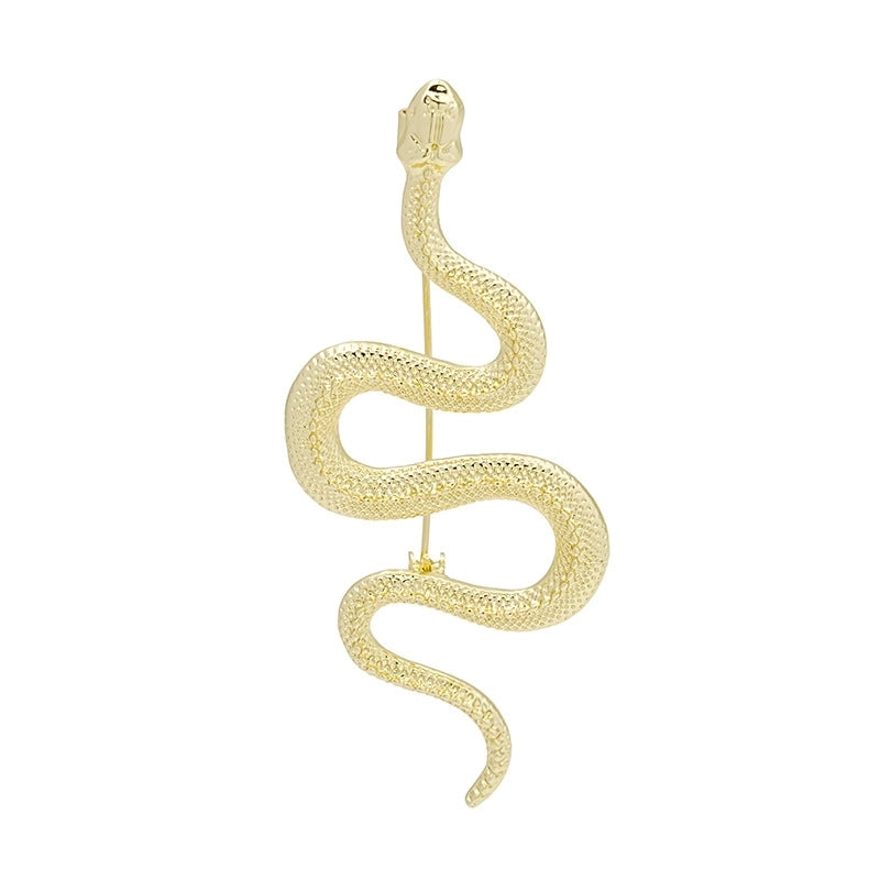 Fashion Pin Snake Alloy Plating Women’S Brooches