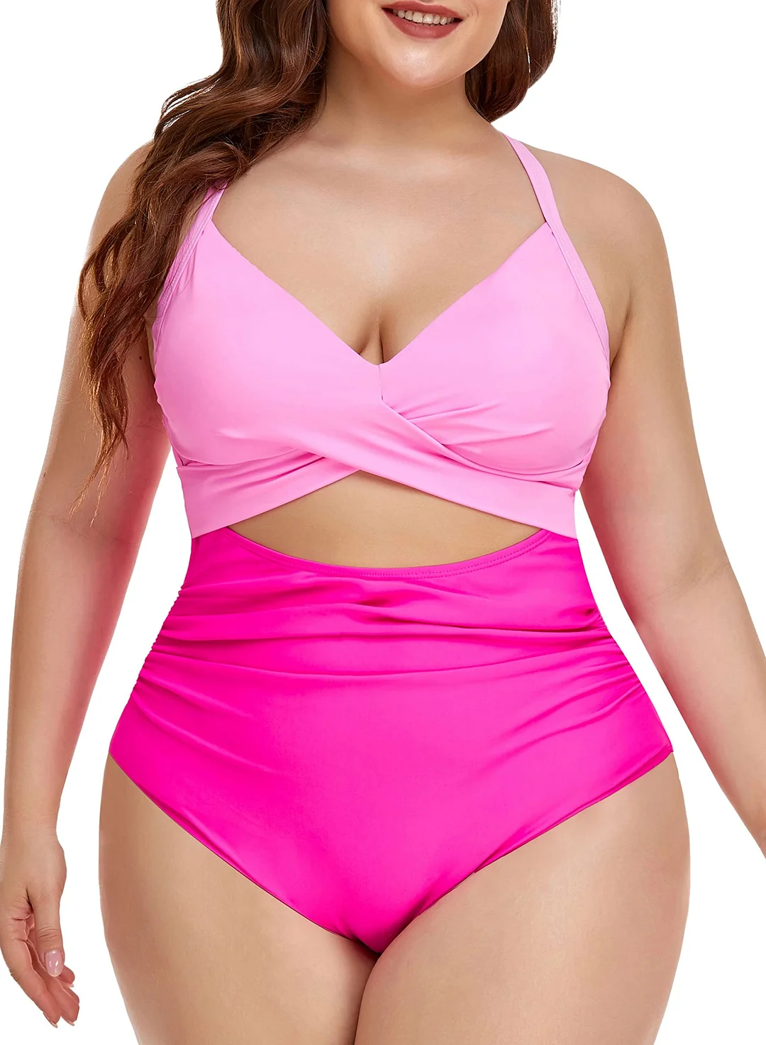 Cutout High Waisted One Piece Swimsuits