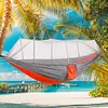 Professional Camping Hammock with Mosquito Net Breathable Swing Hanging Bed