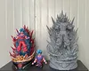 1/6 & 1/4 Scale Anniversary Super Saiyan Blue Kaio-Ken with LED - Dragon Ball Resin Statue - Deyin-Studios