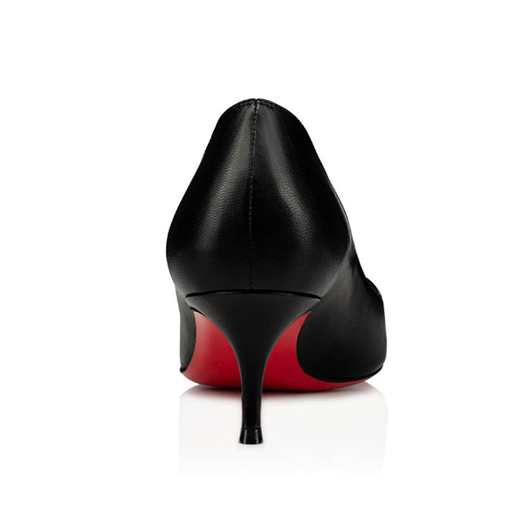 Black Matte Pumps Red Bottom High Heels Party Daily Women Shoes-MERUMOTE