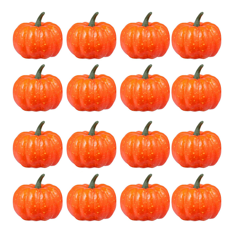 

16pcs Bubble Simulation Pumpkin Model Vegetable Halloween Decoration Supply, 501 Original