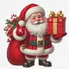 Santa W/ Gift Bag Full 11CT DIY Stamped Cross Stitch Kits for Adult 40x40cm tapestrymarket