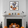 Diamond Painting - Partial Special Shaped Drill - Halloween Skull(Canvas|30*30cm)