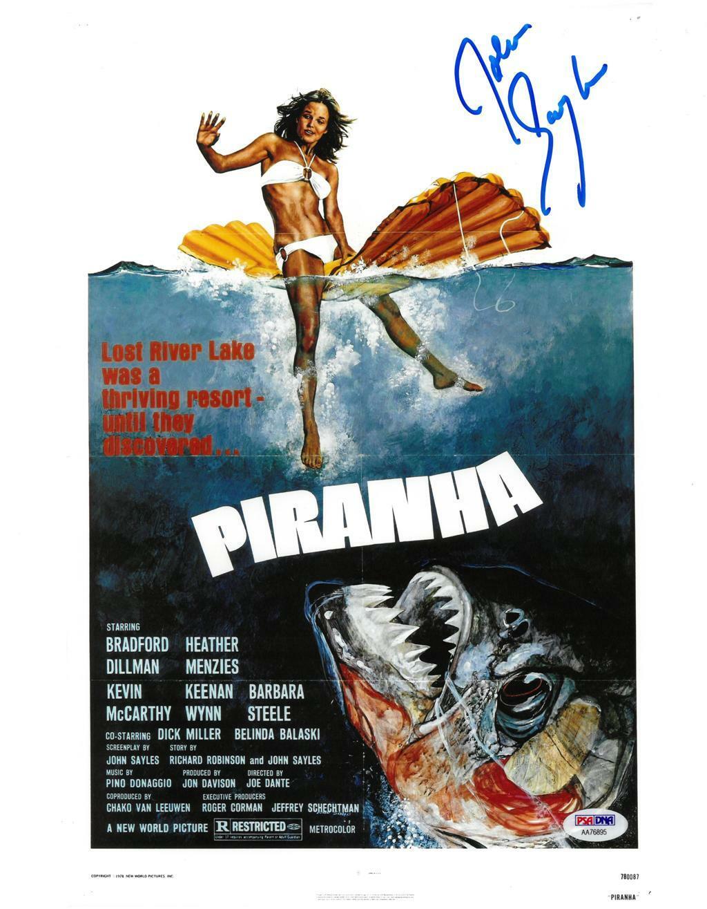 John Sayles Signed Piranha Authentic Autographed 11x14 Photo Poster painting PSA/DNA #AA76895