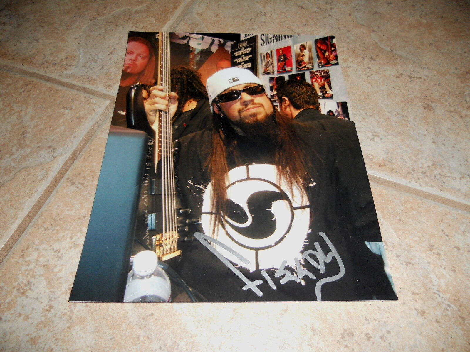 Korn Fieldy Signed Autographed 8x10 Music Photo Poster painting