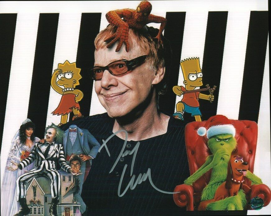 DANNY ELFMAN Autographed Original 8x10 Photo Poster painting LOA TTM