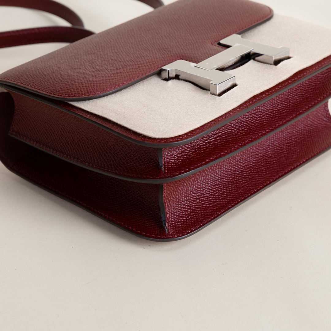 Constance 18CM Epsom 55 Rouge H PHW