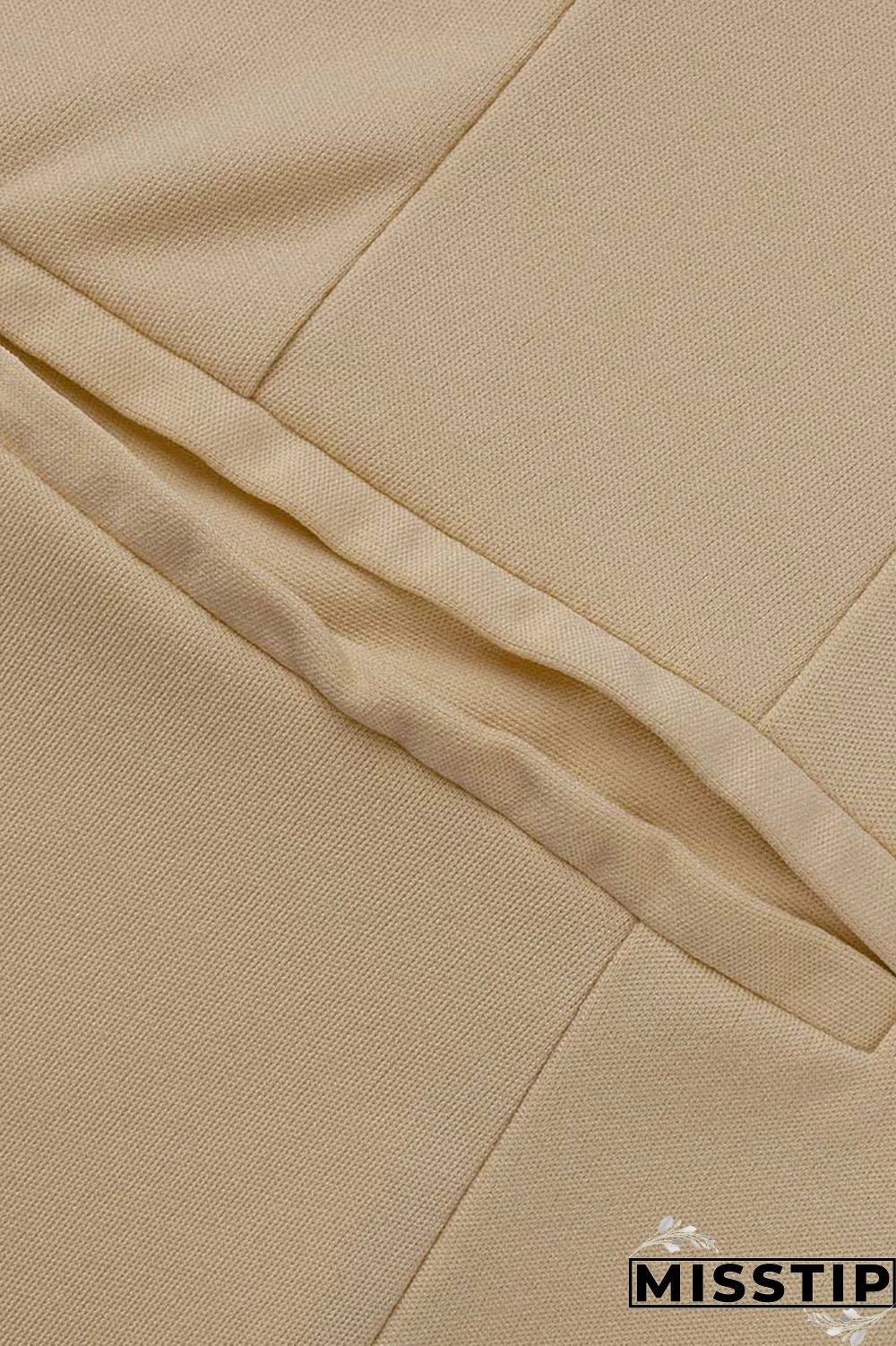 Black Casual Solid Patchwork Turn-back Collar Long Sleeve Two Pieces