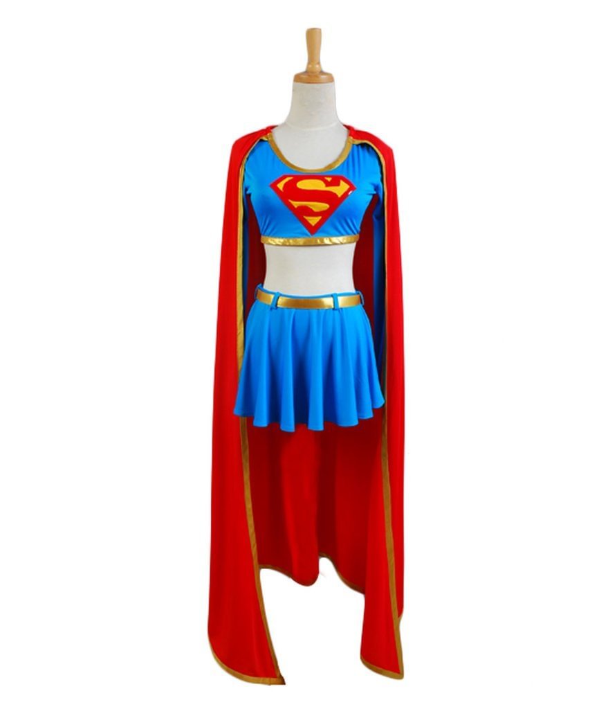 Dc Comics Supergirl Cosplay Costume Separated Version