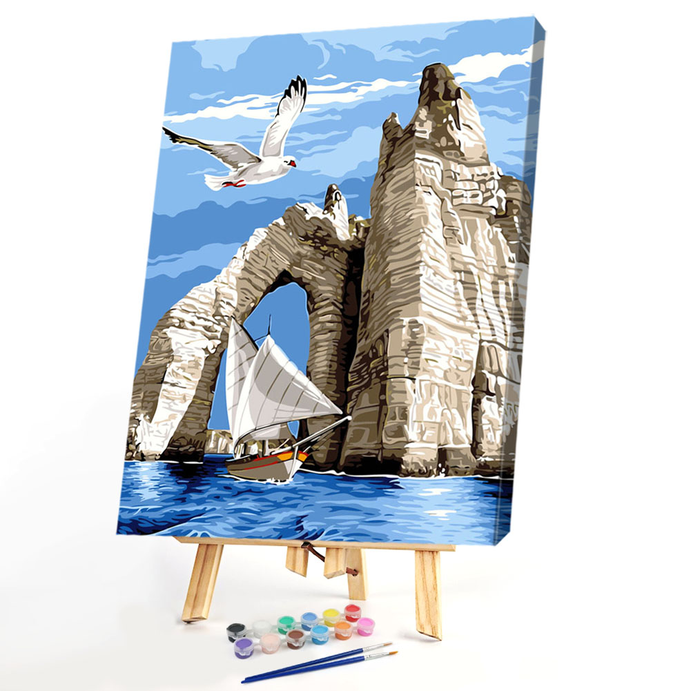 

40x50cm - Paint By Numbers Free Ocean, 501 Original