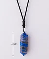 Natural Amethyst Hexagonal Prism Pendant | Pendulum Necklace: Encounter Mystery and Romance