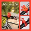 Silicone Electronic Bicycles Horn 5 Mode Non-Slip for Daily Commute Cycling