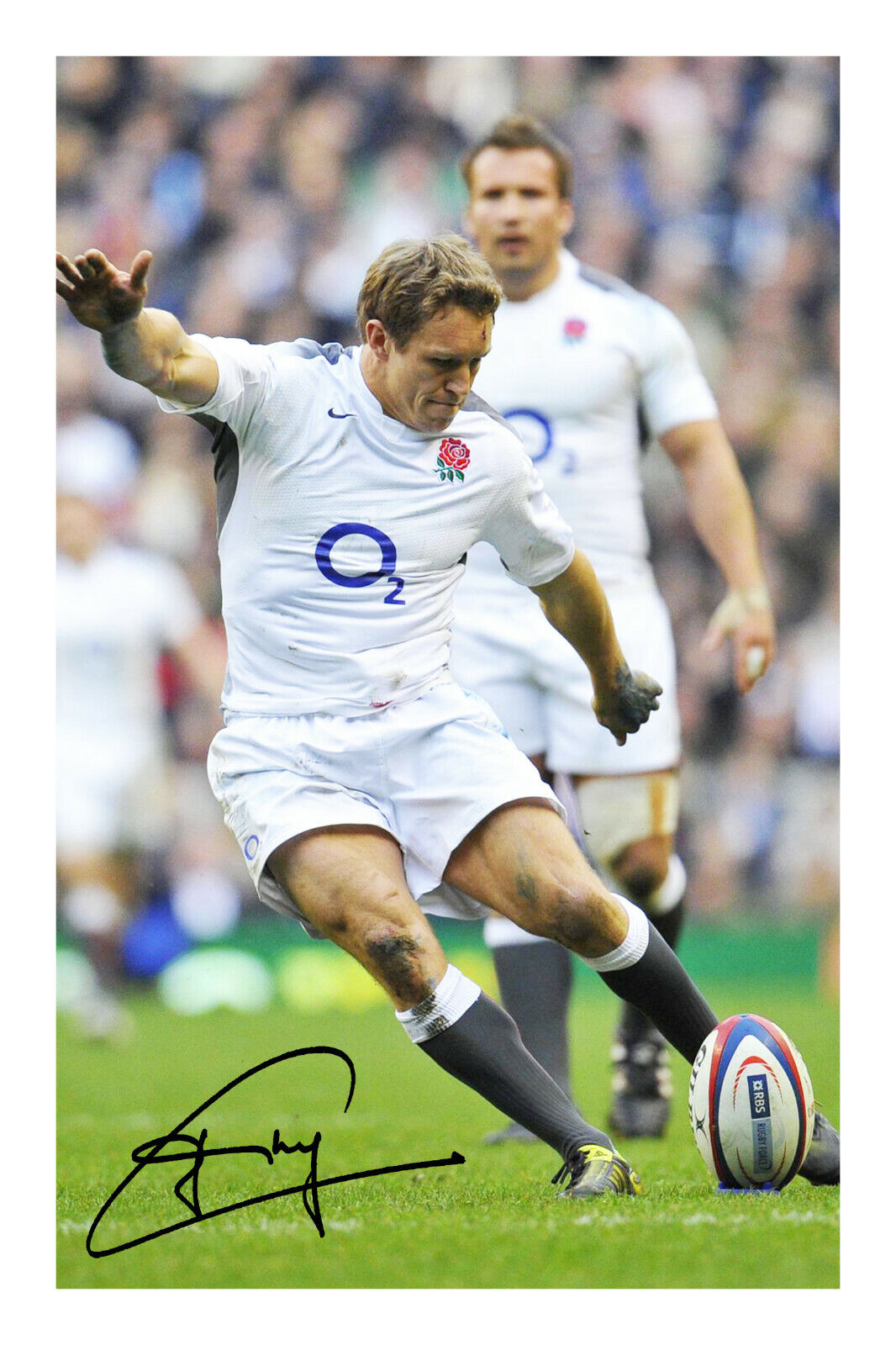 Jonny Wilkinson Signed Photo Poster painting A4 Print Autograph Rugby England 2003 World Cup