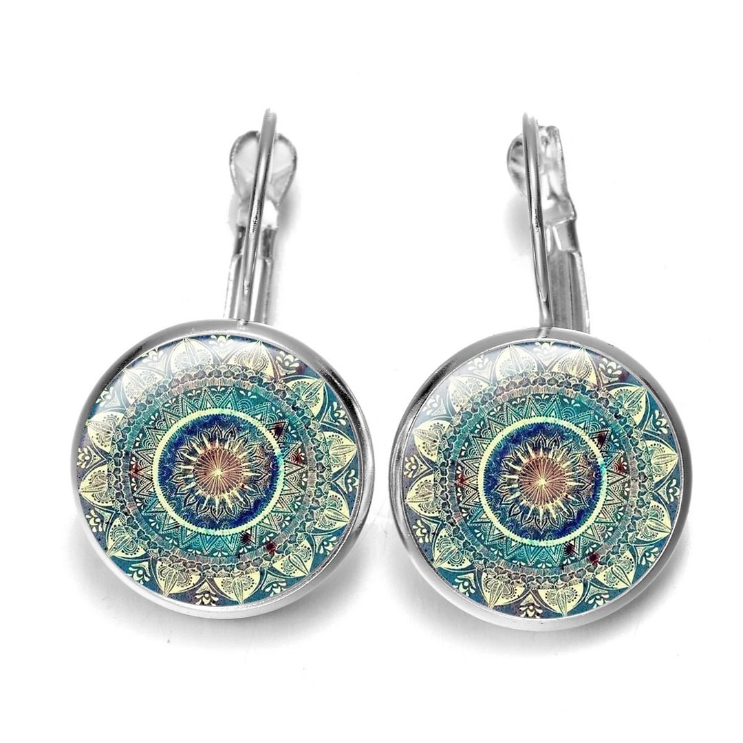 Mandala Dlower Earrings