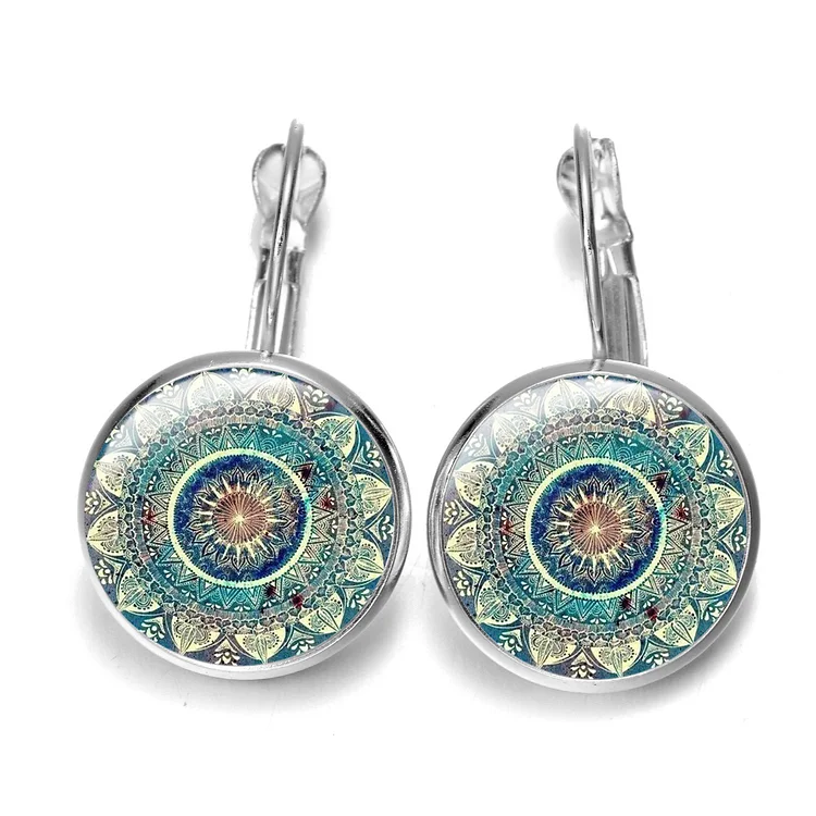 Mandala Dlower Earrings