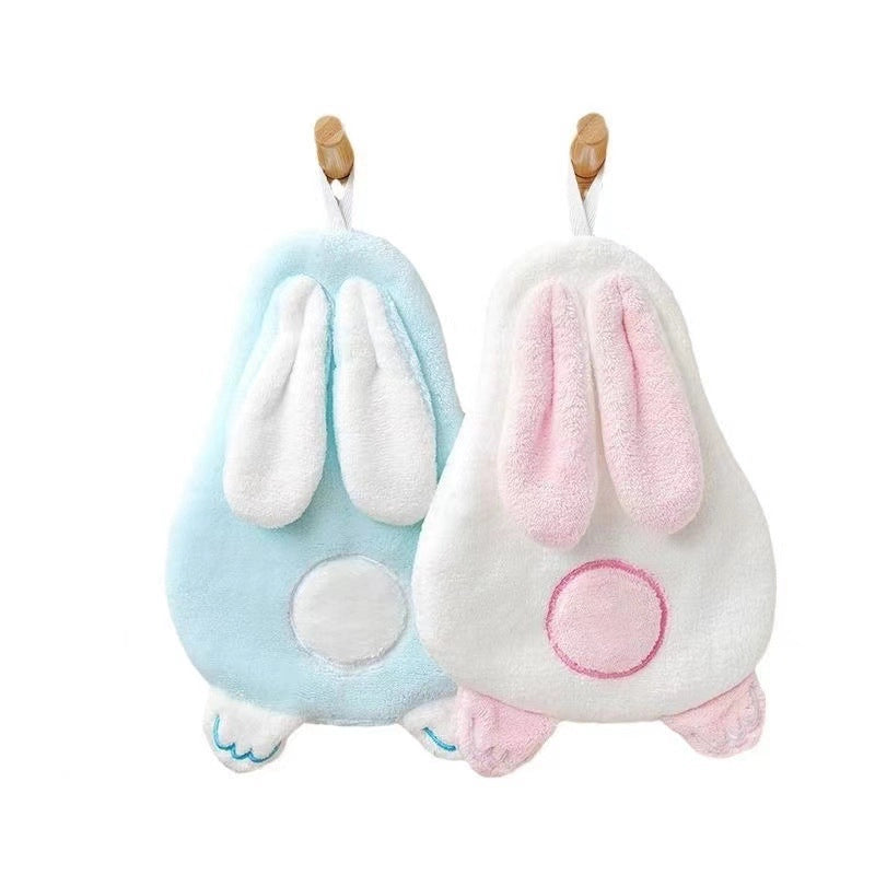 Minimalist Classic Style Color Block Coral Fleece Towels Towels