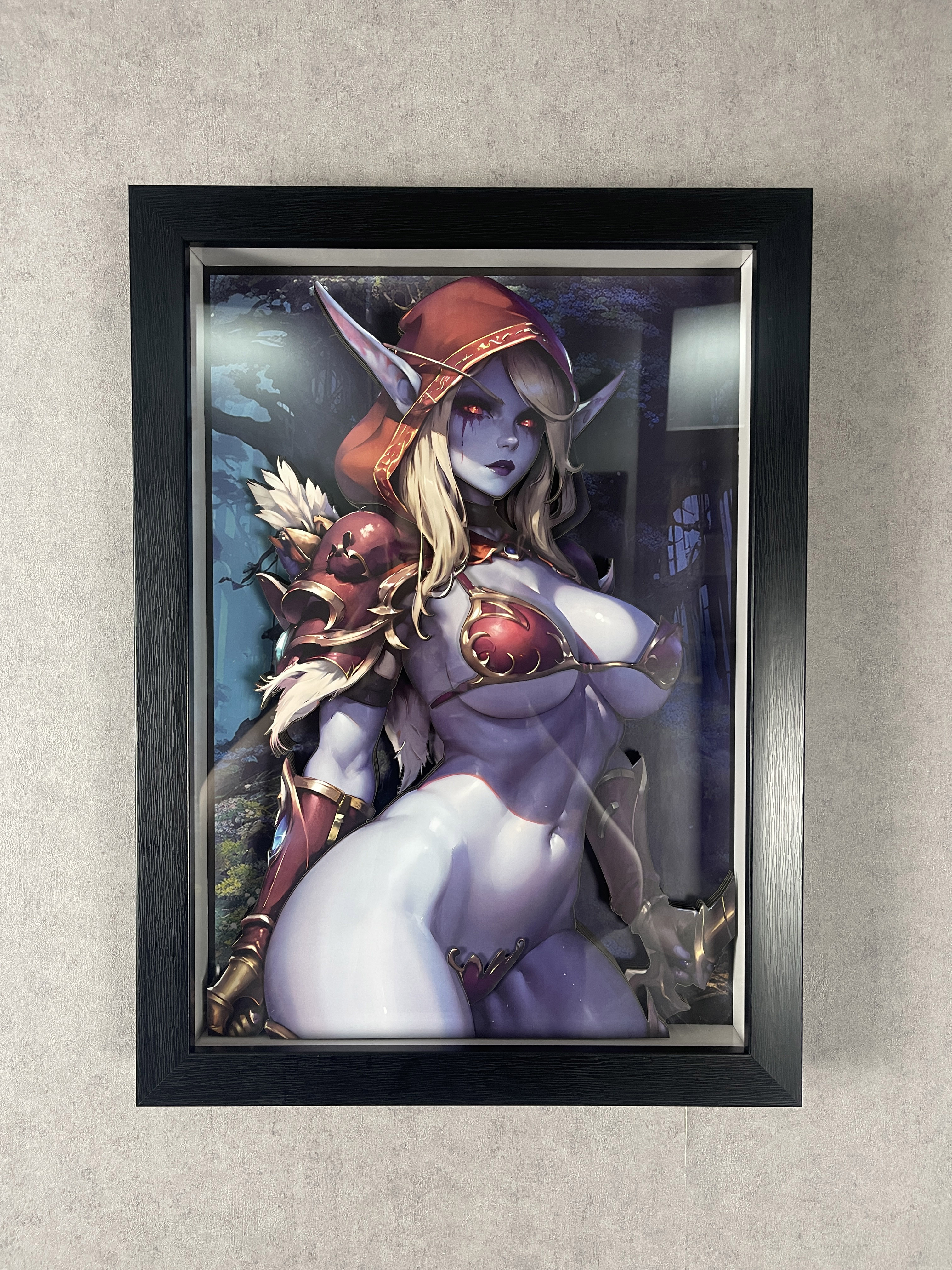 PRE-ORDER Dorobou Neko Studio - World of Warcraft - DSMG-054 Sylvanas Windrunner 3D Decorative Painting Scene(Adult 18+)-