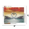Romantic Swan  | Full Round Diamond Painting Kits