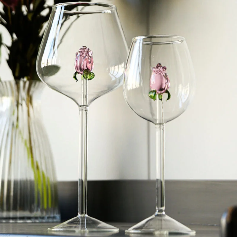 Creative Crystal Rose Glass – Romantic Glassware for Gifts Special Occasions