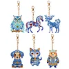 6 Pi&egrave;ces-Animal-Perceuse Double face-Porte-cl&eacute;s Diamant