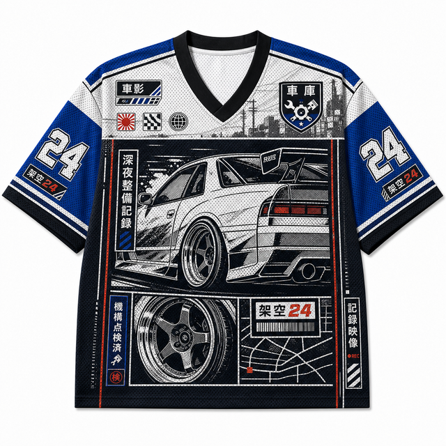 Techwear JDM Racing 024 SINGLE V1 Short Sleeve Jersey