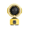 2025 new multi-expression shaking head small fan super cool expression package mini night light air circulation fan