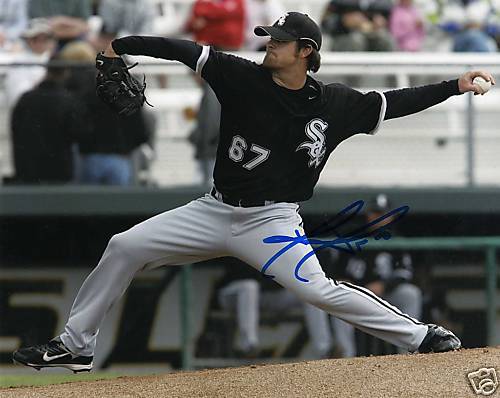 John Danks Chicago White Sox Signed 8x10 Picture