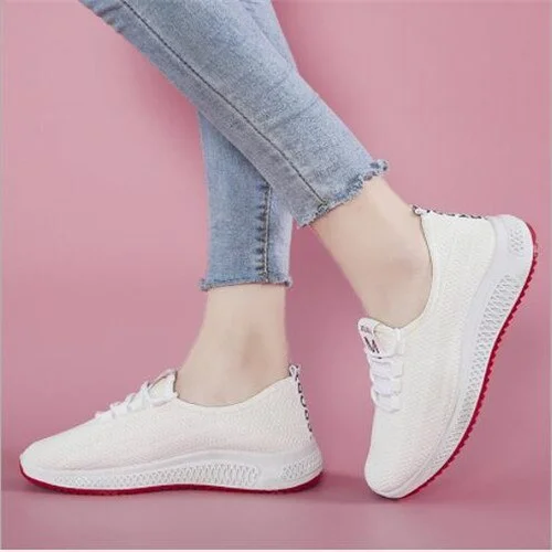 Women Platform Sneakers 2020 New Spring Fashion Women Casual Shoes Breathable Mesh Shoes Woman Black Sneakers Tenis Feminino