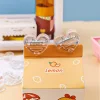 20PCS Transparent Heart Shape Clips for Books Notebooks Pins Student Office Stylish Stationery