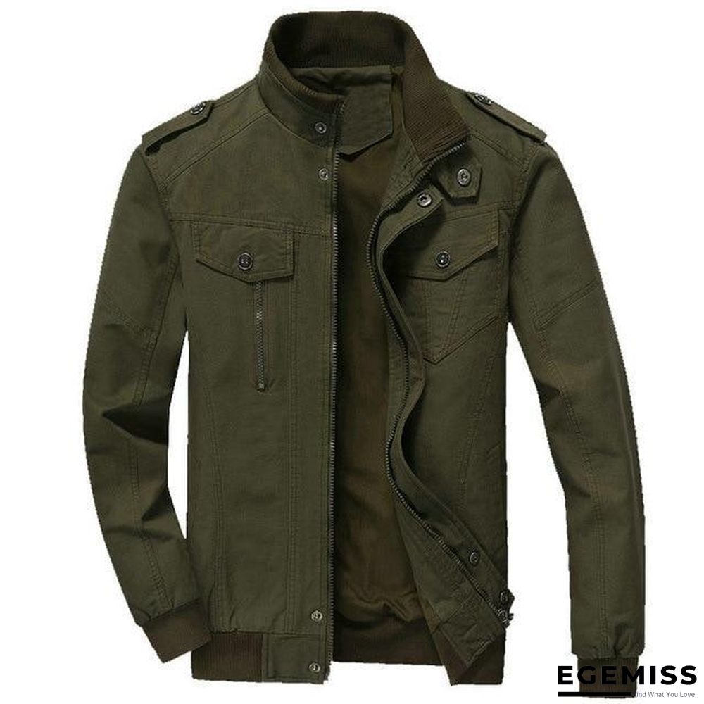 Bomber Jackets Coats Men Cotton Casual Workout Military Jacket Men | EGEMISS
