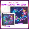 Kits de peinture en forme de diamant en forme de papillon en forme de c&oelig;ur en forme de c&oelig;ur n&eacute;on en forme de c&oelig;ur en forme de c&oelig;ur en forme de pierre, dessin plastique 5D rond en pierre, kits de peinture en forme de diamant pour adultes, d&eacute;coration murale