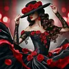 Red Dress Woman-11CT Stamped Cross Stitch (Multi-Style)
