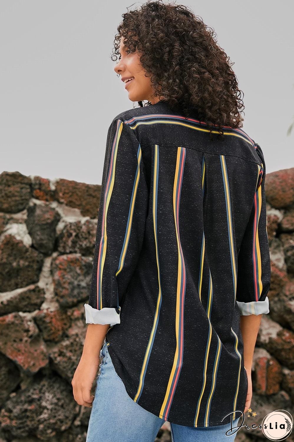 Weekend Casual Striped Shirt