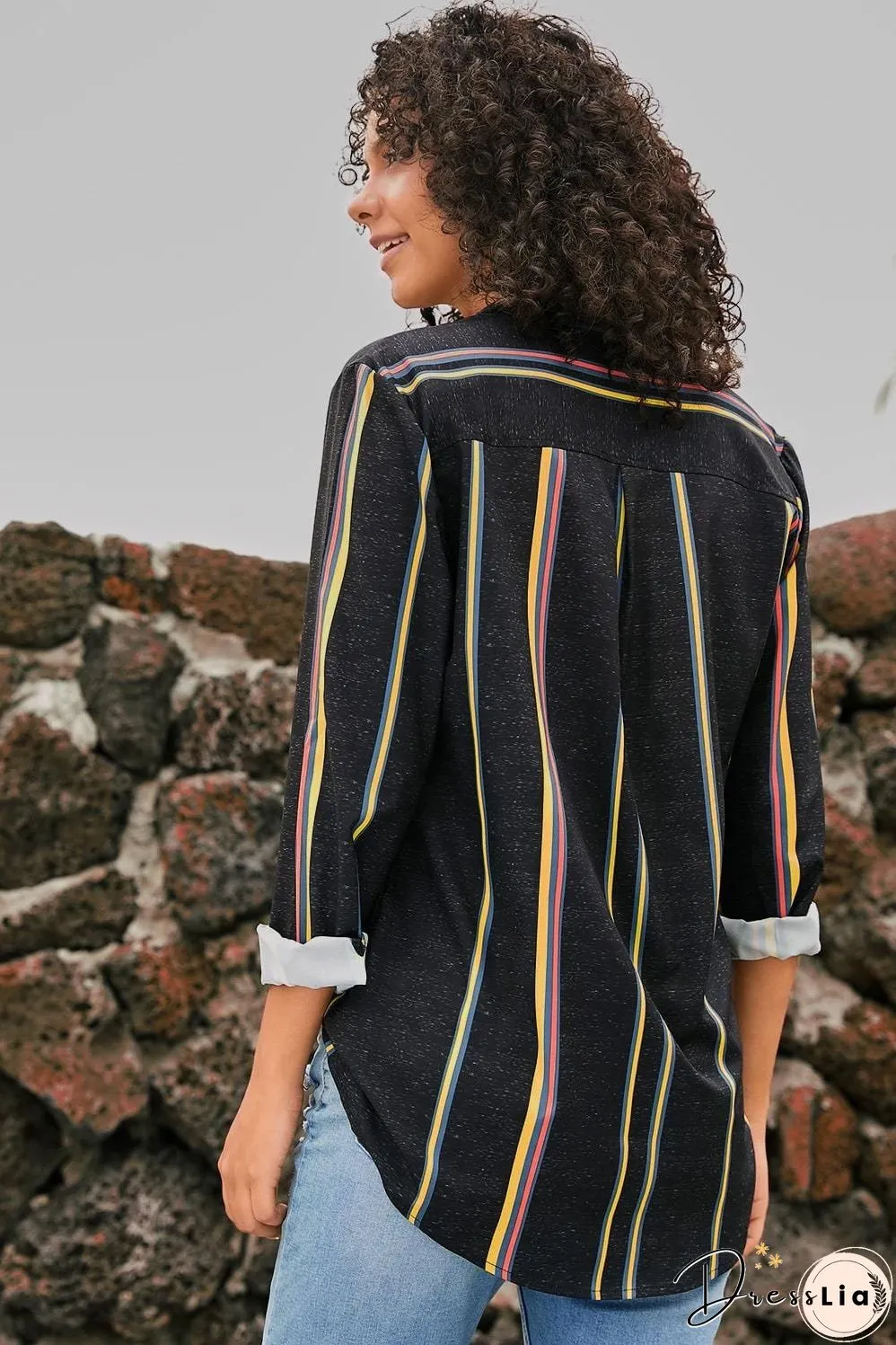 Weekend Casual Striped Shirt