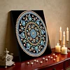 DIY Pearl Painting Mandala for Home Wall Decor with Frame(25x25cm)