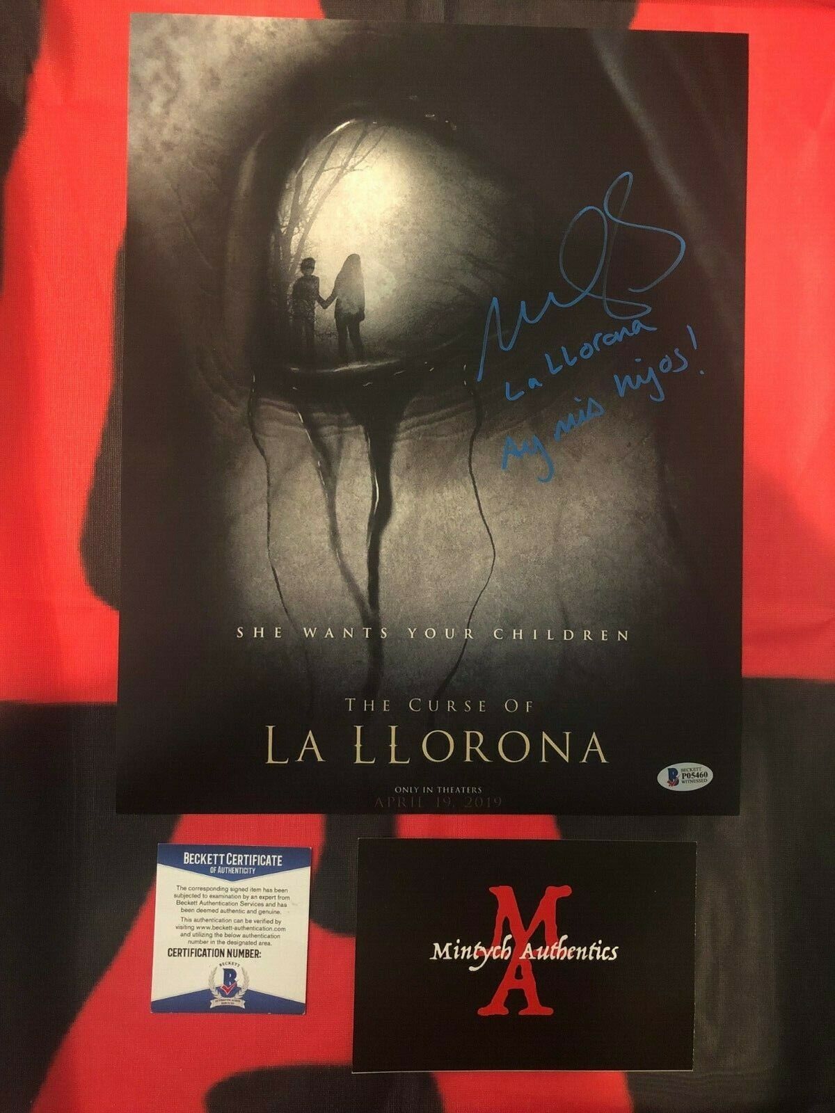 MARISOL RAMIREZ THE CURSE OF LA LLORONA SIGNED 11x14 Photo Poster painting! BECKETT COA! HORROR!