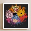 Silhouette Winnie The Pooh-11CT Stamped Cross Stitch 40*40cm