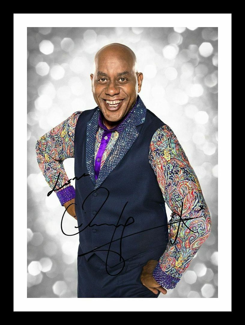 Aisnley Harriott Autograph Signed & Framed Photo Poster painting