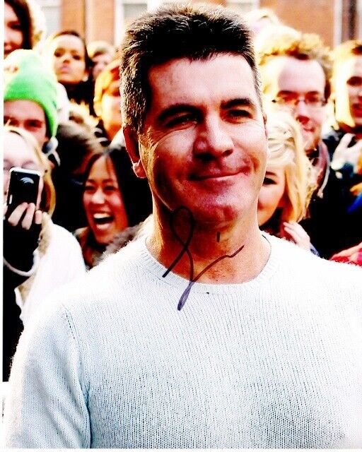 Simon Cowell Signed Music Producer - America's Got Talent 8x10 inch Photo Poster painting