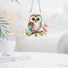 uk.everydayedeals DIY Diamond Painting Mini Size Hanging Ornament - Owl