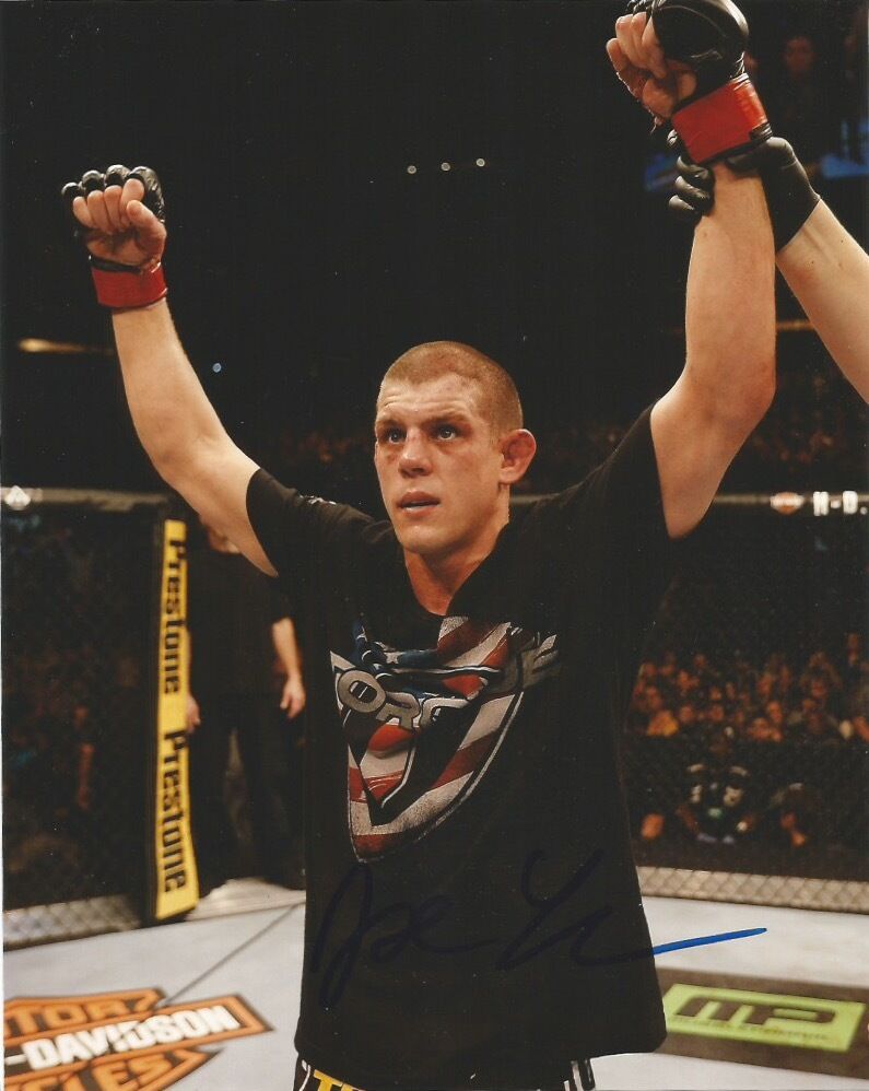 UFC Ultimate Fighting Joe Lauzon Signed Autographed 8x10 Photo Poster painting COA