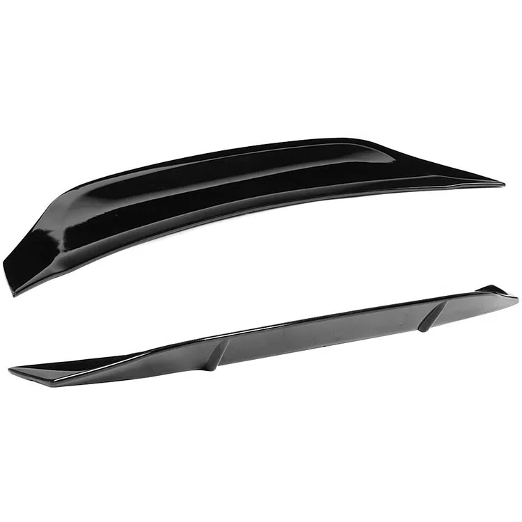 Silscvtt Glossy Black ABS Plastic Highkick Duckbill Trunk Spoiler Wing Replacement for 2016-2021 Civic 4 Door Sedan