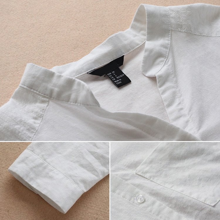 Japanese Style Handmade Cotton Casual Loose Shirt 🔥SALE 50% OFF🔥