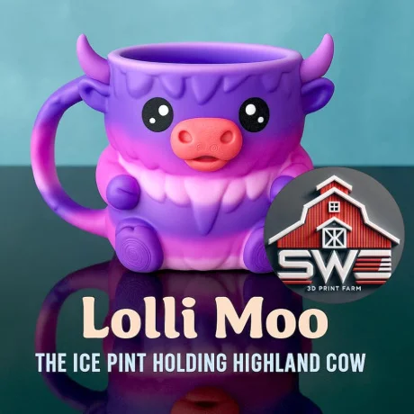 🐮Special offer 59%🍦 The Highland Cow Ice Pint Holder🥄