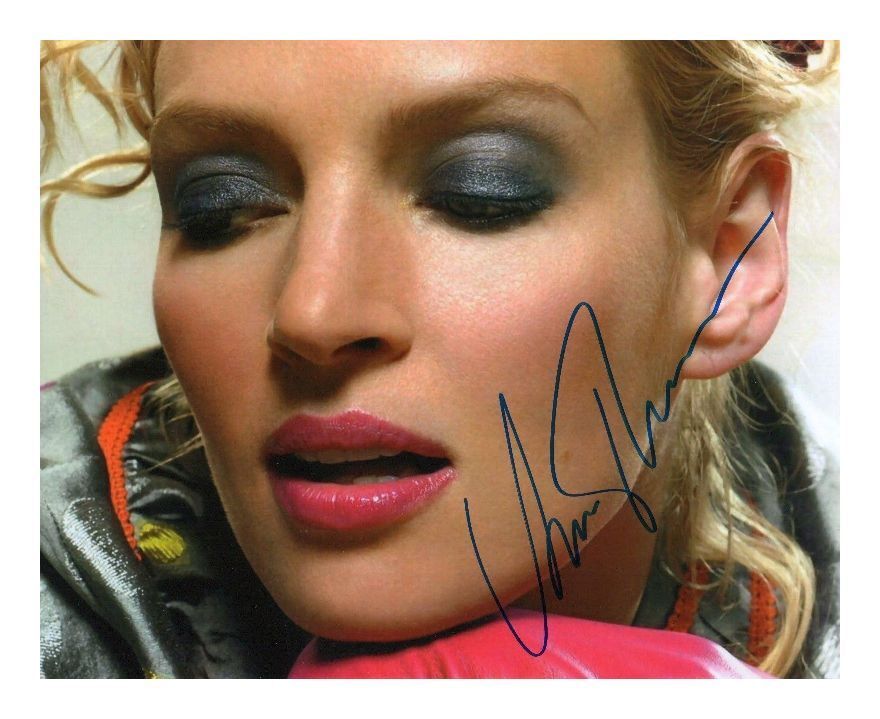 UMA THURMAN AUTOGRAPHED SIGNED A4 PP POSTER Photo Poster painting PRINT 5